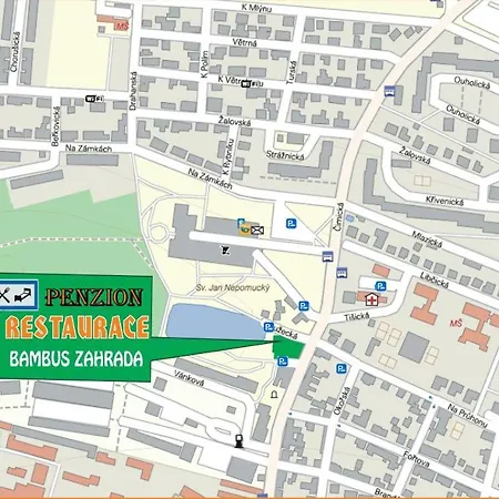 Lägenhetshotell Bambus Zahrada Prag